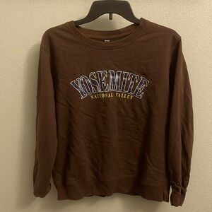 *Worn Once* YOSEMITE National Park Chocolate Sweater